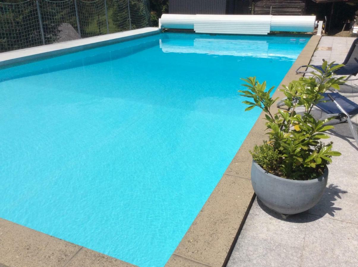 Traumhafte Ferienwohnung Mit Pool Steinen  Luaran gambar