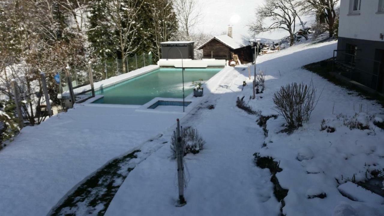 Traumhafte Ferienwohnung Mit Pool Steinen  Luaran gambar